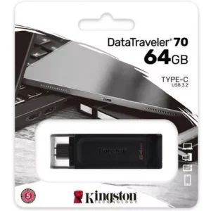 FLASH MEMORY KINGSTON DT-70 64GB USB-C 3.2